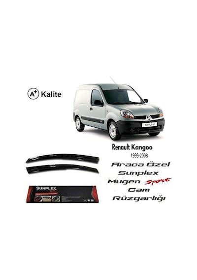 Renault Kangoo 1 Cam Rüzgarlığı Mugen Tip Sunplex 2Li