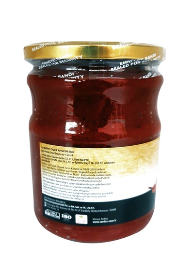 Tardaş Egenin 650gr Organik Tatlı Biber Salçası 650 G