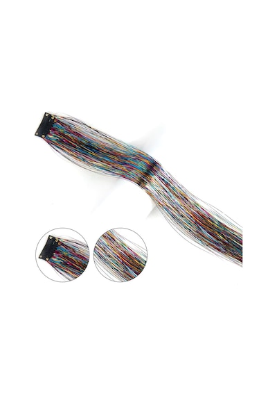 Klipsli Hair Tinsel Saç Simi - Htk01 Çok Renkli
