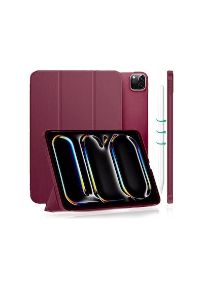 Apple Uyumlu iPad Pro 11 M4 M5 2024 2025 Inç Tablet Flip Smart Standlı Akıllı Kılıf Cover Kapaklı