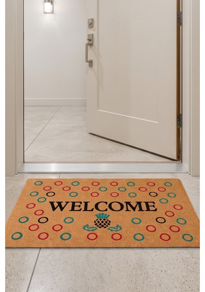 Villadia Home Textile Kapı Önü Paspası Kaymaz Taban Dekoratif Paspas Ev Giriş Antre İç Ve Dış Mekan Paspası 45x70 Cm 3ypycoco