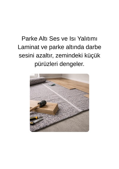 Yalıtım Keçesi Karavan, Parke Altı, Şap Altı, Ahır Ve Kümes İçin Isı & Ses İzolasyonu 200x2500