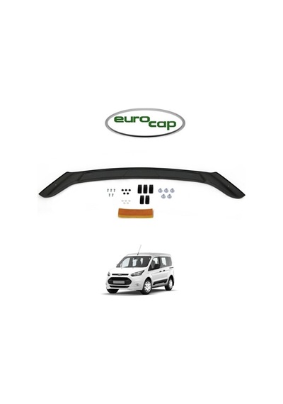 İtibar Ford Connect Ön Kaput Koruma Rüzgarlığı 3mm Akrilik (Abs)