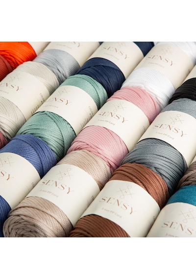 3 Mm - 250 Gr Polyester Makrome Ipi 120 M Polyester Makrome Ip Supla Ip Ve Çanta Ipliği Beyaz Diğer
