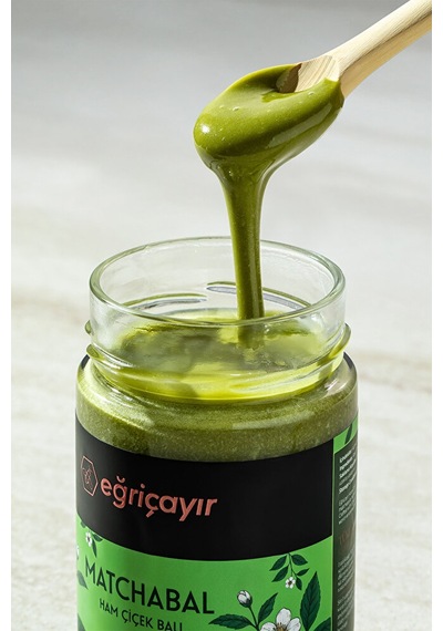 Matchabal Ham Çiçek Balı + Matcha 420g
