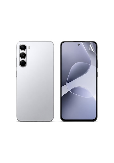 Infinix Hot 60 Pro Uyumlu Ön Body Şeffaf Ultra Ekran Koruyucu Nano Jelatin