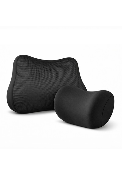 Microcase Ortopedik Memory Foam Oto Koltuk Kafa Minderi + Kafa Destek Minderi Al5524