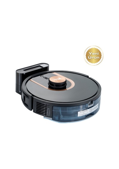 Yui S7 NoMopZone Özellikli Akıllı Robot Vacuum&Mop Süpürge Siyah