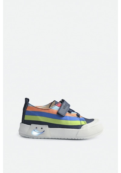 Vicco Elf Çocuk Işıklı Keten Sneaker Lacivert