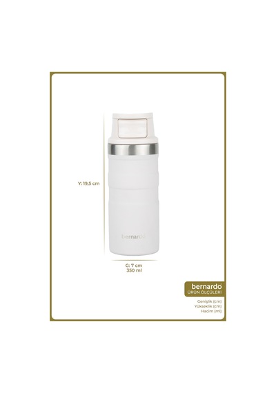 Bernardo Comfort Termos 350 Ml Pembe Pembe