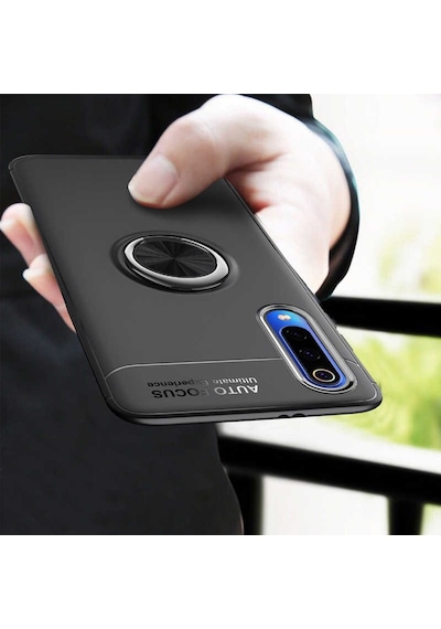 Xiaomi Mi 9 Lite Kılıf Yüzüklü Magnetli Ravel Case