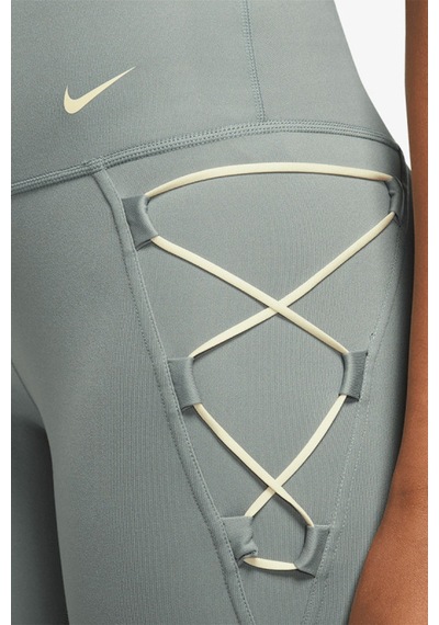 Nike One Training Novelty Dri Fit High Rise 7/8 Leggings 2 Cepli Yüksek Belli Kadın Antreman Taytı Yeşil Dx006-330 Nike One Training Novelty Dri Fit High Rise 7/8 Leggings 2 Cepli Yüksek Belli Kadın Antreman Taytı Yeşil Dx006-330
