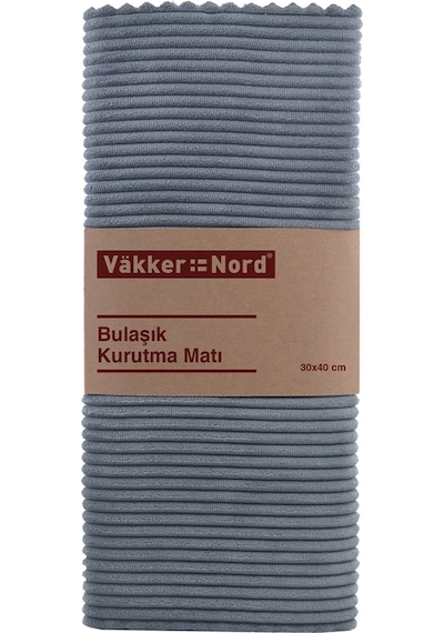 Vakker Nord Bulaşık Kurutma Matı 2 Adet Renkli