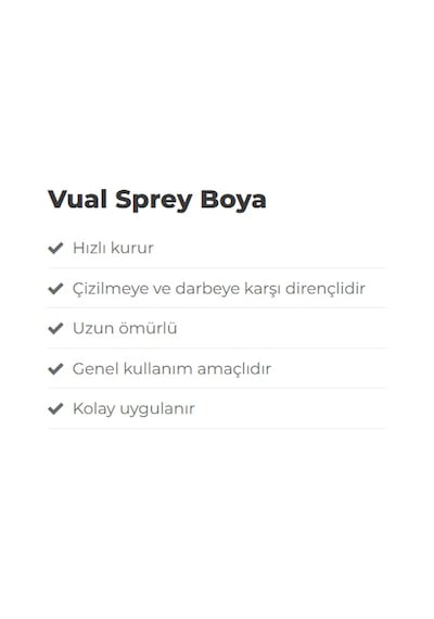 Akçalı Vual - Ral5017 Trafik Mavisi Akrilik Sprey Boya 400 Ml Made İn Germany Ral5017