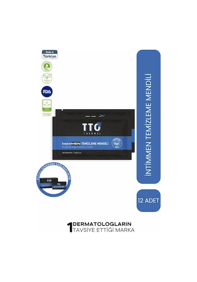 Tto Thermal İntimen Temizleme Mendili 12'li