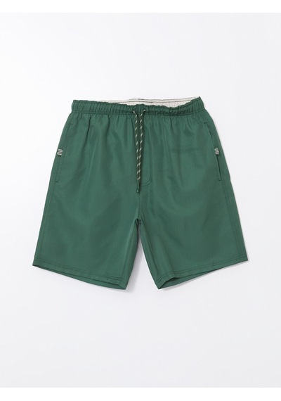 Lcwaıkıkı Classic Yeşil Kısa Boy Basic Erkek Deniz Şortu