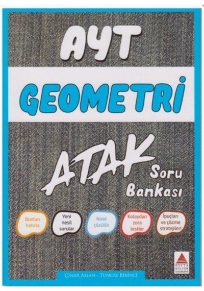 AYT Geometri Soru Bankası Atak  -  Tuncay Birinci  -  Delta Kültür