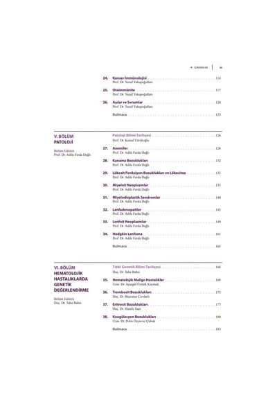 Temelden Kliniğe Hemopoietik Sistem