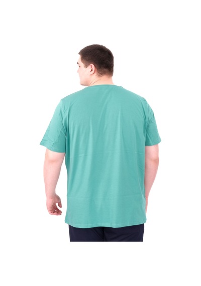 Mode Xl Büyük Beden Erkek Baskılı T-shirt Palm Dream U25026 Çağla Çağla Yeşili
