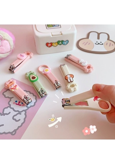 Mucit Home Figürlü Renkli Bebek Çocuk Tırnak Makası 1 Adet