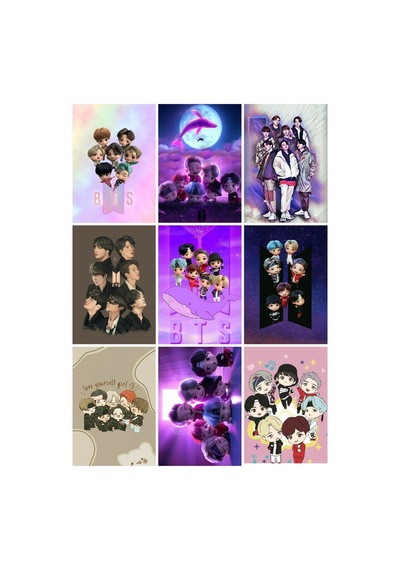 Bts 10 No -kpop- 9 Lu Fotokart Seti