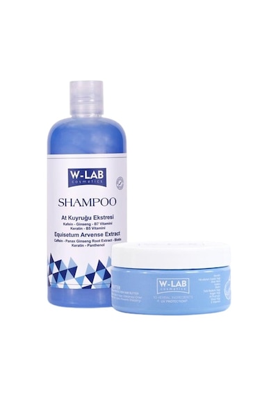 W-Lab Cosmetics At Kuyruğu Eki Şampuanı 400 Ml + Saç Bakım Yağı 250 Ml