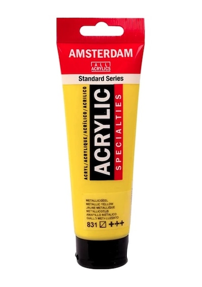 Amsterdam Standart Akrilik Boya 120ml Metallic Yellow / 831 Diğer
