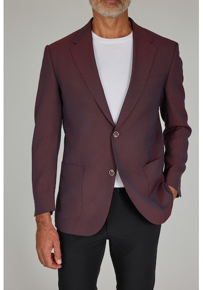 Bisse Regular Fit Torba Cep Ceket Bordo Pck25y25003 D25 Bordo