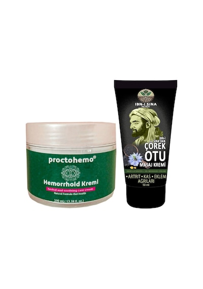 Proctohemo 100 Ml Kremi + Ibn-ı Sina Çörek Otu Kremi 50 Ml