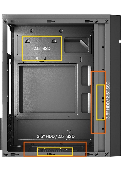 Frisby FC-2715B 300 W Mini Tower mATX Bilgisayar Kasası