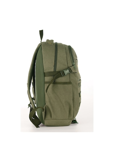 Strong Unisex Kanvas Kumaş Laptop Bölmeli Outdoor Sırt Çantası Dağcı Sırt Çantası Haki Yeşil
