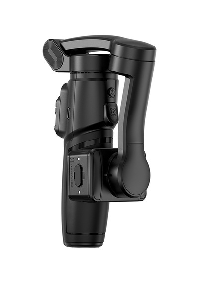 Wiwu Wi-se016 Yapay Zeka Destekli Canlı Yayın Dolgu Işıklı Gimbal Stabilizatör Sabitleyici Siyah