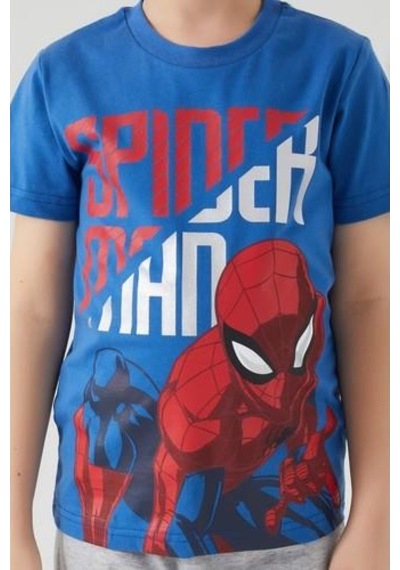 Spiderman Spıder-Man Erkek Çocuk Kapri Takım-Cobalt Mavi