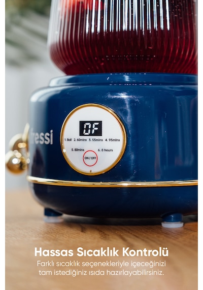 Fressi YSB-GC02 0.6 L Cam Su Isıtıcı Kettle