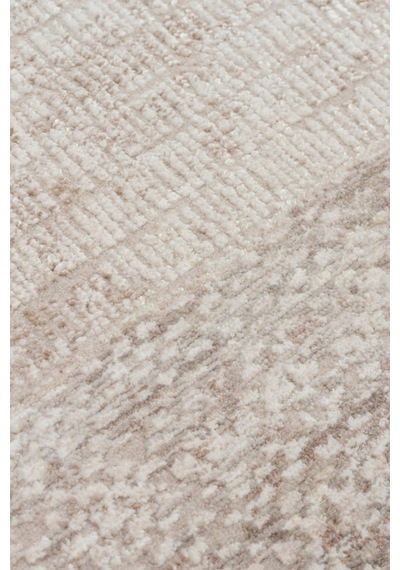 Eko Halı Mahal Mood 05 Beige Grey Polyester Akrilik Klasik Desenli Premium Salon Halısı Bej