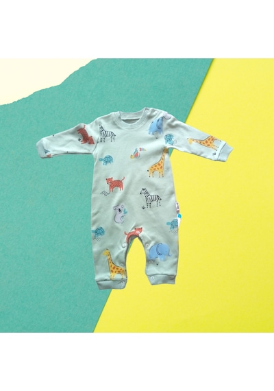 Babymii Hayvan Figür Tulum Yeşil
