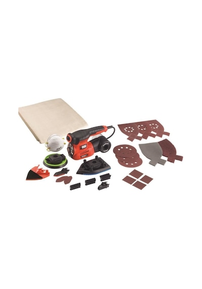 Black+Decker KA280K-QS 220 W Çok Amaçlı Zımpara + 19 Aksesuar Black+Decker KA280K-QS 220 W Çok Amaçlı Zımpara + 19 Aksesuar