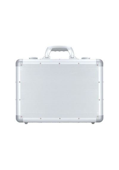 Alumaxx 45 Cm Laptop Gözlü Evrak Çantası, Alüminyum, Organizerli, Gümüş Gri
