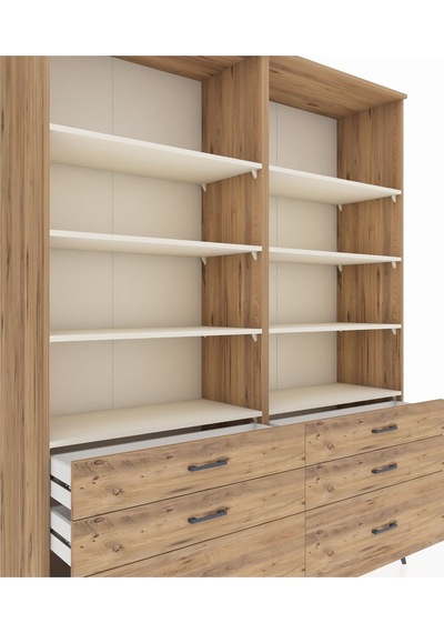 Hyperion Gardrop 8 Raflı 6 Çekmeceli 176x44x221 Çam-aytaşı/çam Aytaşı/çam Hyperion Gardrop 8 Raflı 6 Çekmeceli 176x44x221 Çam-aytaşı/çam Aytaşı/çam