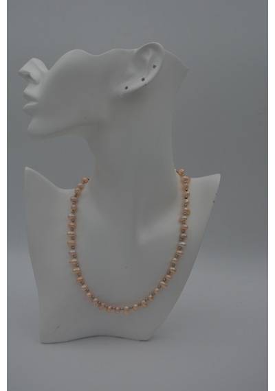 Stoneage Pembe Inci Kolye Siyah