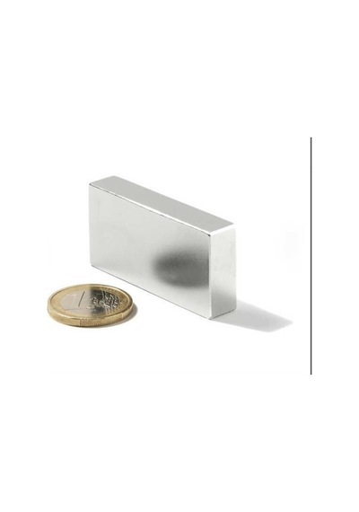 2 Adet 40Mm X 25Mm X 10Mm Köşeli Güçlü Neodyum Mıknatıs