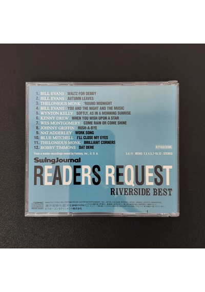 Swing Journal Readers Request Riverside Best Cd
