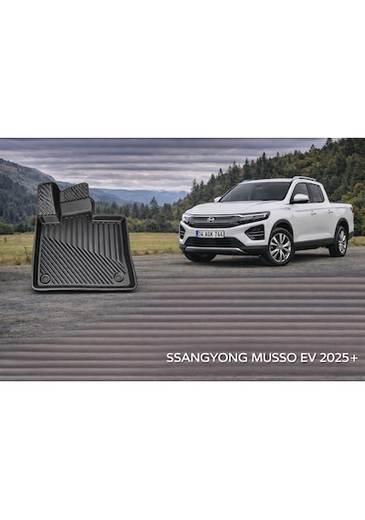 Ssangyon Musso Ev 2025+ Uyumlu 3d Oto Paspas Premium