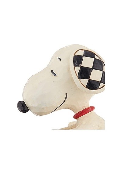Jim Shore Peanuts Snoopy Yazma Minyatür Heykelcik, 7,5 Cm, Çok Renkli Diğer