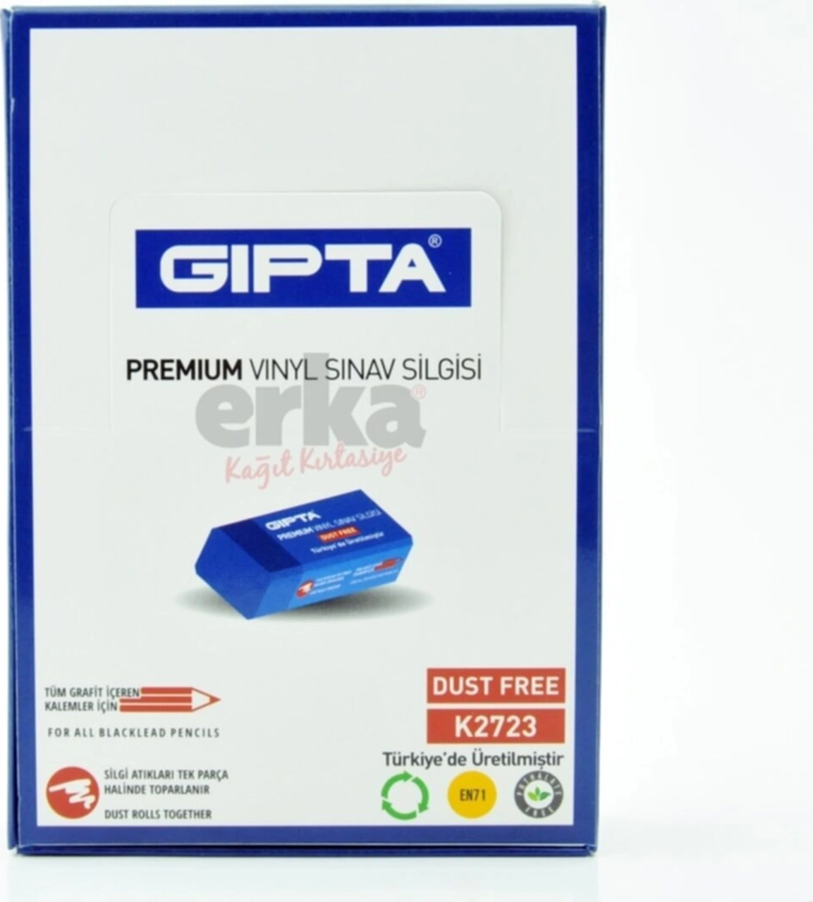 Silgi - Premium Sınav Silgisi Dust Free Mavi 4-k272300-5001 24 Lü