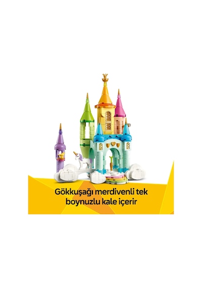 Creator 3'ü 1 Arada Tek Boynuzlu At Kalesi 31175 - 8+ Çocuklar İçin Oyuncak Yapım Seti 390 P