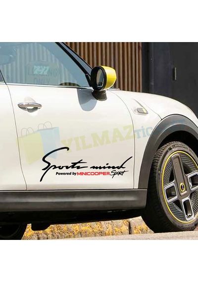 Sport Mind Minicooper Oto Sticker Marşpiyel Kapı Altı Yapıştırma