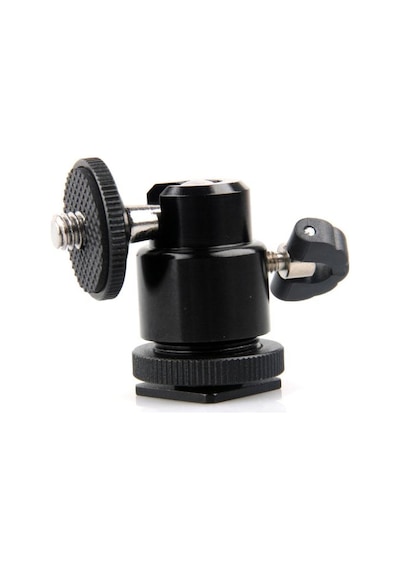 Ayex Tripod Monopod ve Hot Shoe İçin Mini Kafa Mini Ball Head