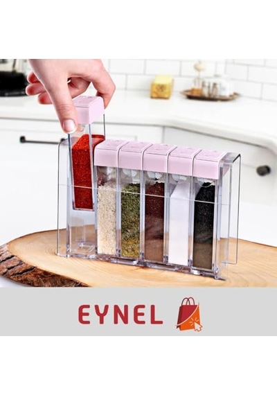 Baharatlık Seti Delikli Kapaklı Baharat Saklama Takımı Baharat Saklama Kapları Baharat Kutusu 6 Lı Set Diğer