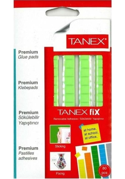 Tanex Fix Hamur Yapıştırıcı Floresan Yeşil 205265